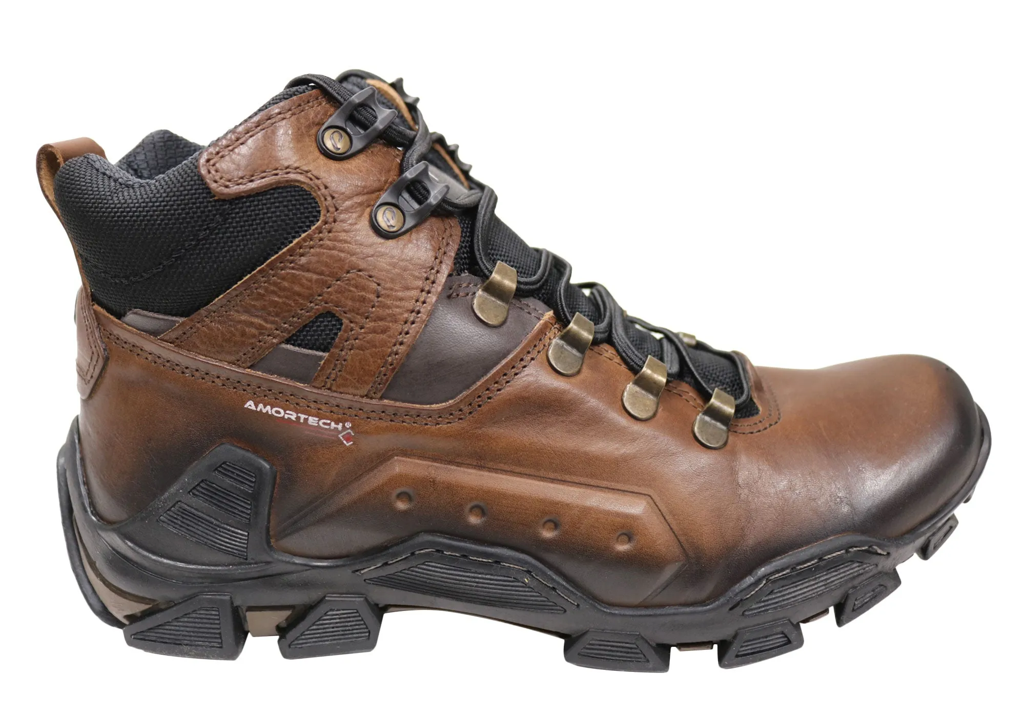 Pegada Harness Mens Comfortable Leather Boots Made In Brazil Reinforced heel Eco Material Snow Trekker
