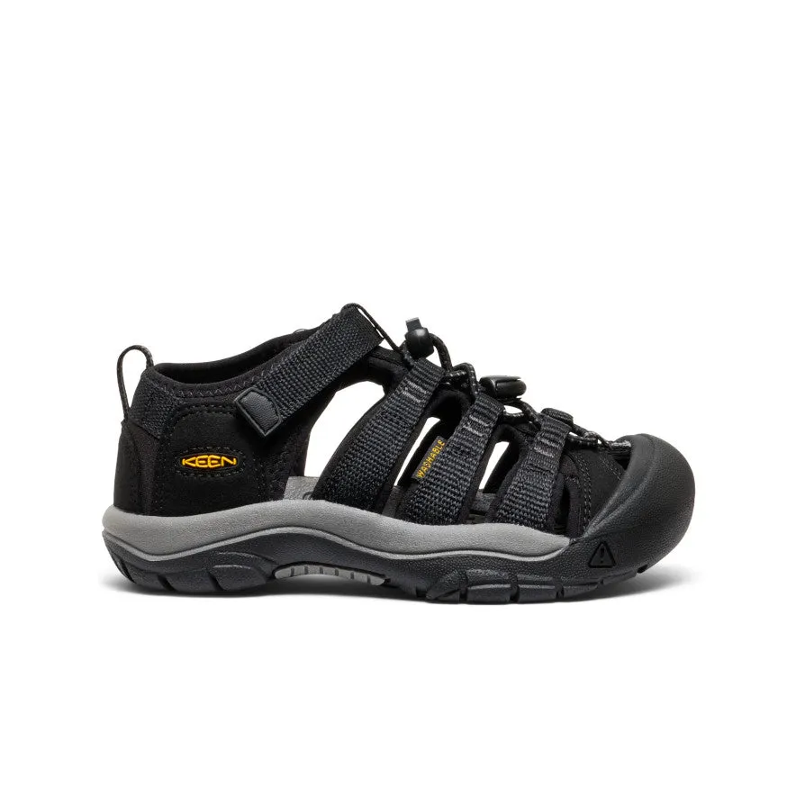 Little Kids' Newport H2  |  Black/KEEN Yellow Elegant Summer Footwear Fashionable Open-toe Sandals