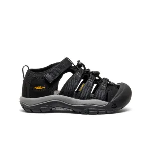 Little Kids' Newport H2  |  Black/KEEN Yellow Elegant Summer Footwear Fashionable Open-toe Sandals