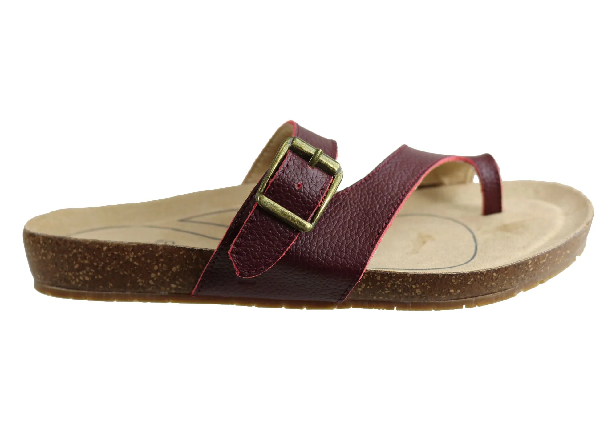 Homyped Rain Womens Comfortable Supportive Leather Wide Fit Thongs Footwear for Men Travel-ready Footwear