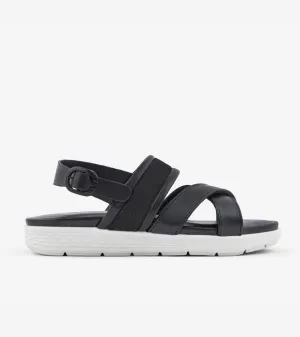 Women's Sandal US-CZ-5302 Tropical Leaf Foot Hug