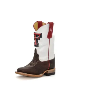 Rubber Outsole Reliable Support Anderson Bean Texas Tech Exclusive Bone Children's Boot