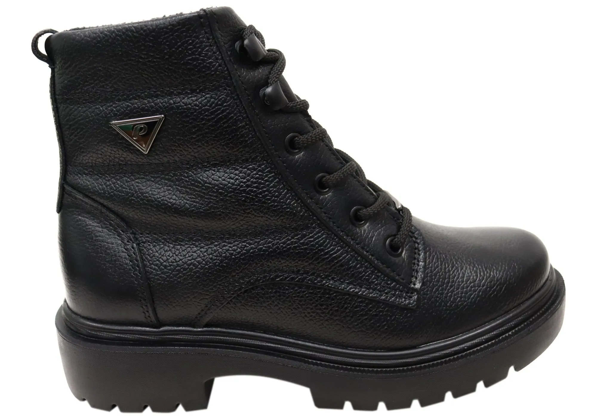 Rain Ready Pegada Continue Womens Brazilian Leather Platform Ankle Boots
