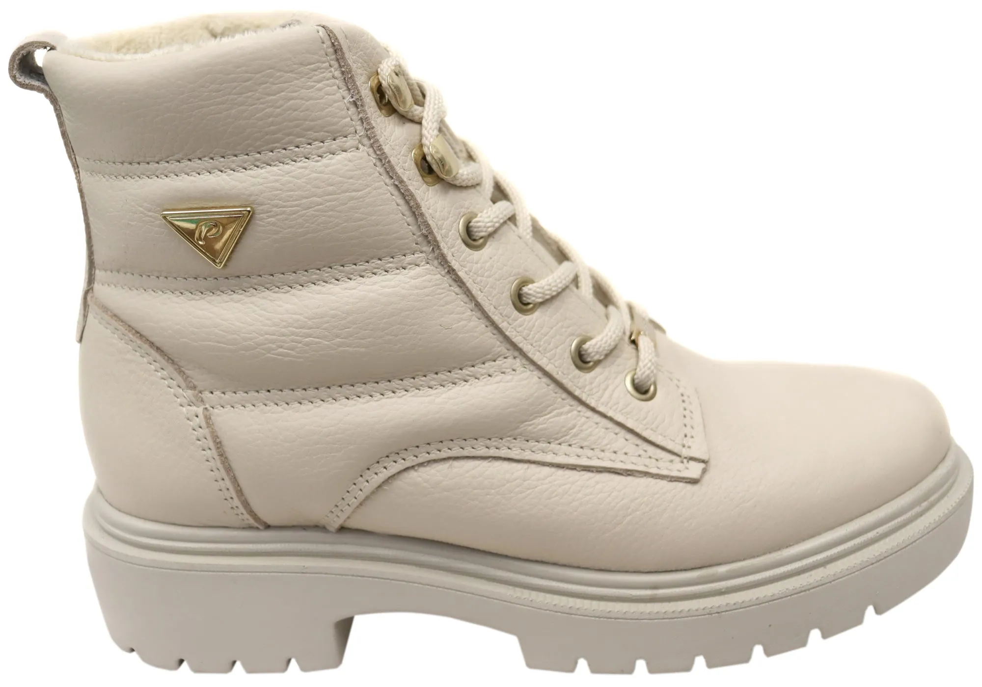 Comfort Lining Trail Exploration Protective Comfort Pegada Continue Womens Brazilian Leather Platform Ankle Boots