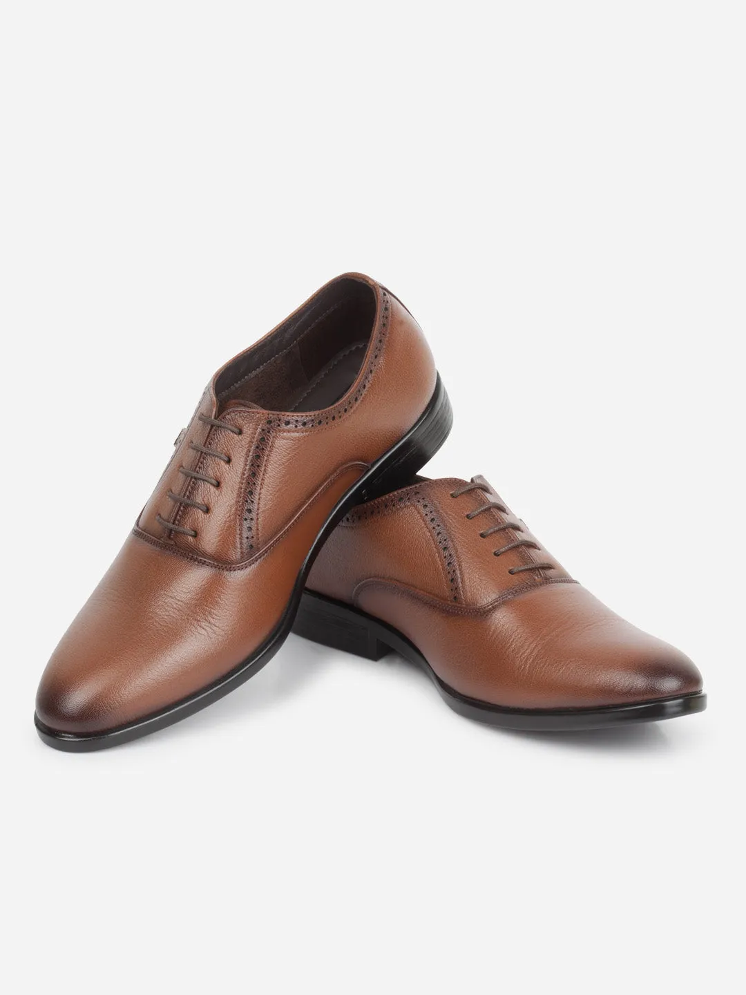 Modern Line Men's Tan Round Toe Slip On Formal (ID2244)