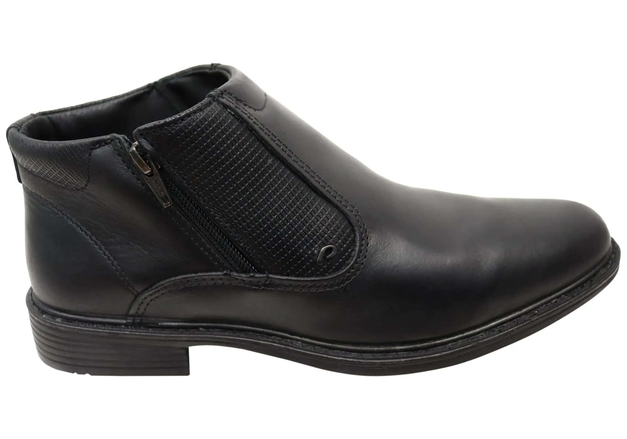 Pegada Xavier Mens Comfortable Leather Boots Made In Brazil Sporty Vibe Subtle Lines