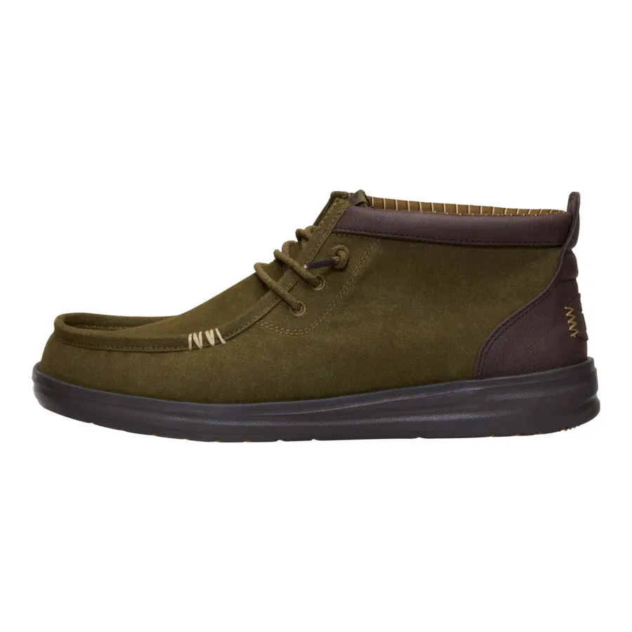 Stable Support Weekend Camping Wally Mid Gripr Vin Classic - Dark Olive/Mole Brown