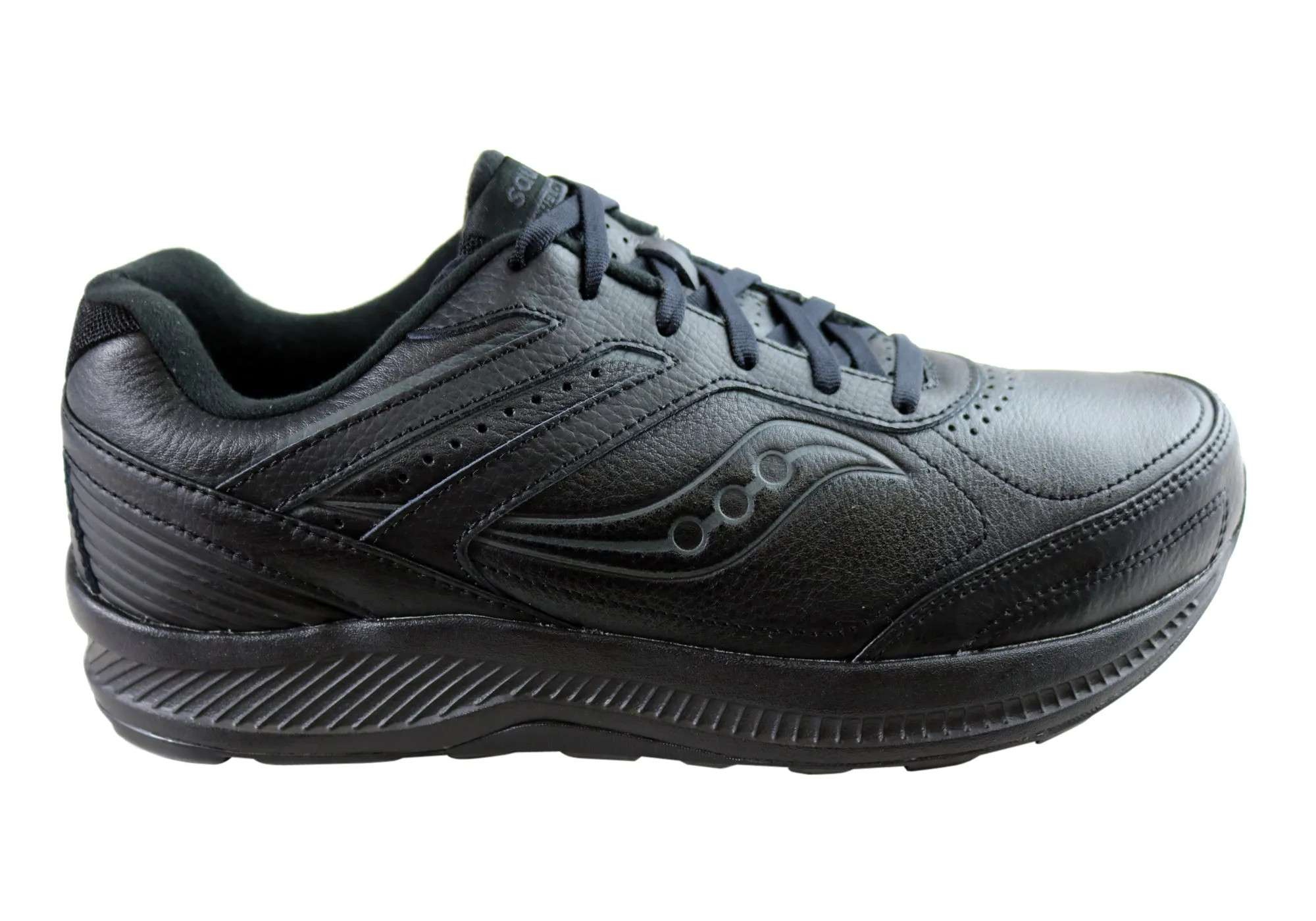 Urban Flex Saucony Mens Echelon Walker 3 Cushioned Comfortable 2E Wide Fit Shoes