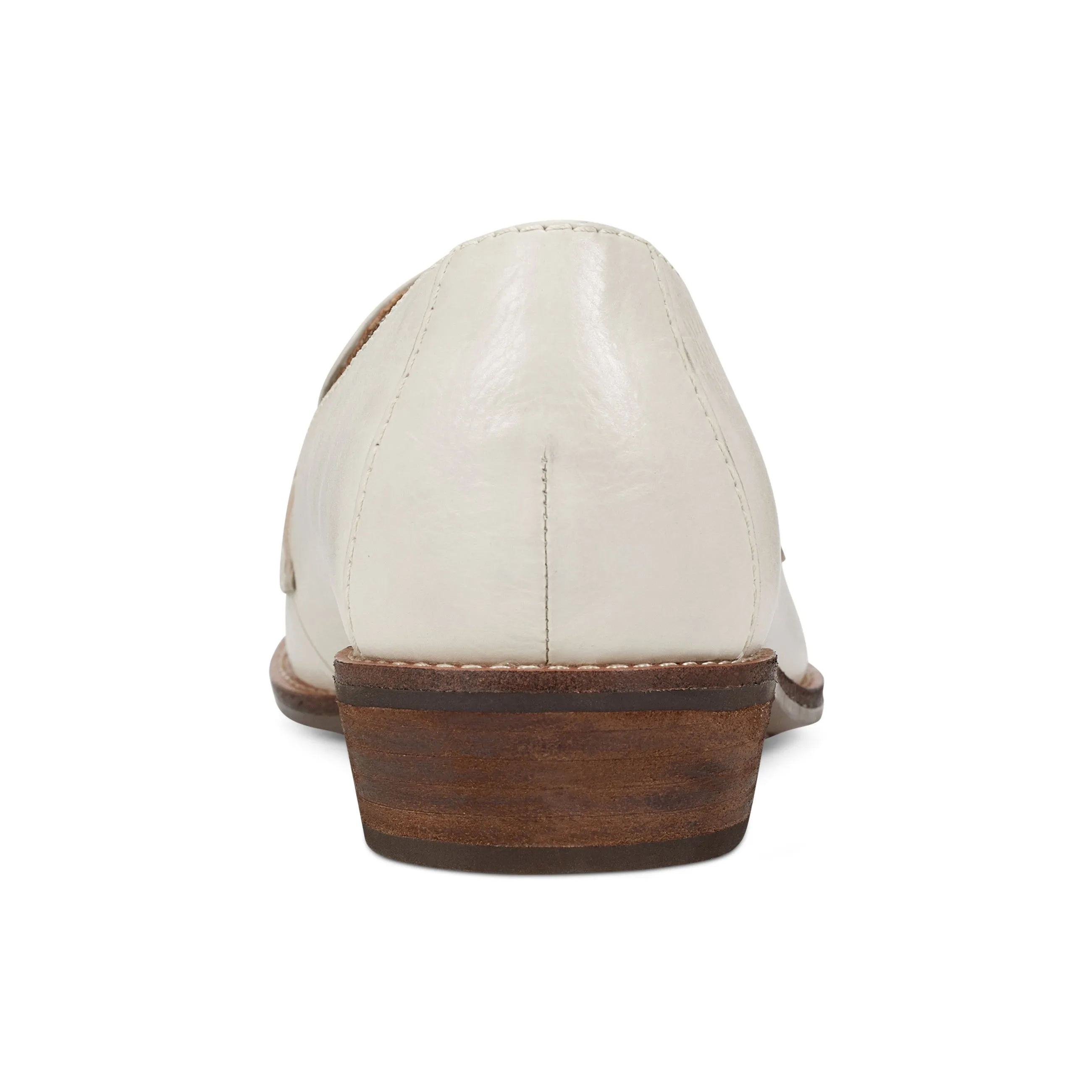 Edie Stacked Heel Casual Slip-on Loafers Kind Step Firm Edge
