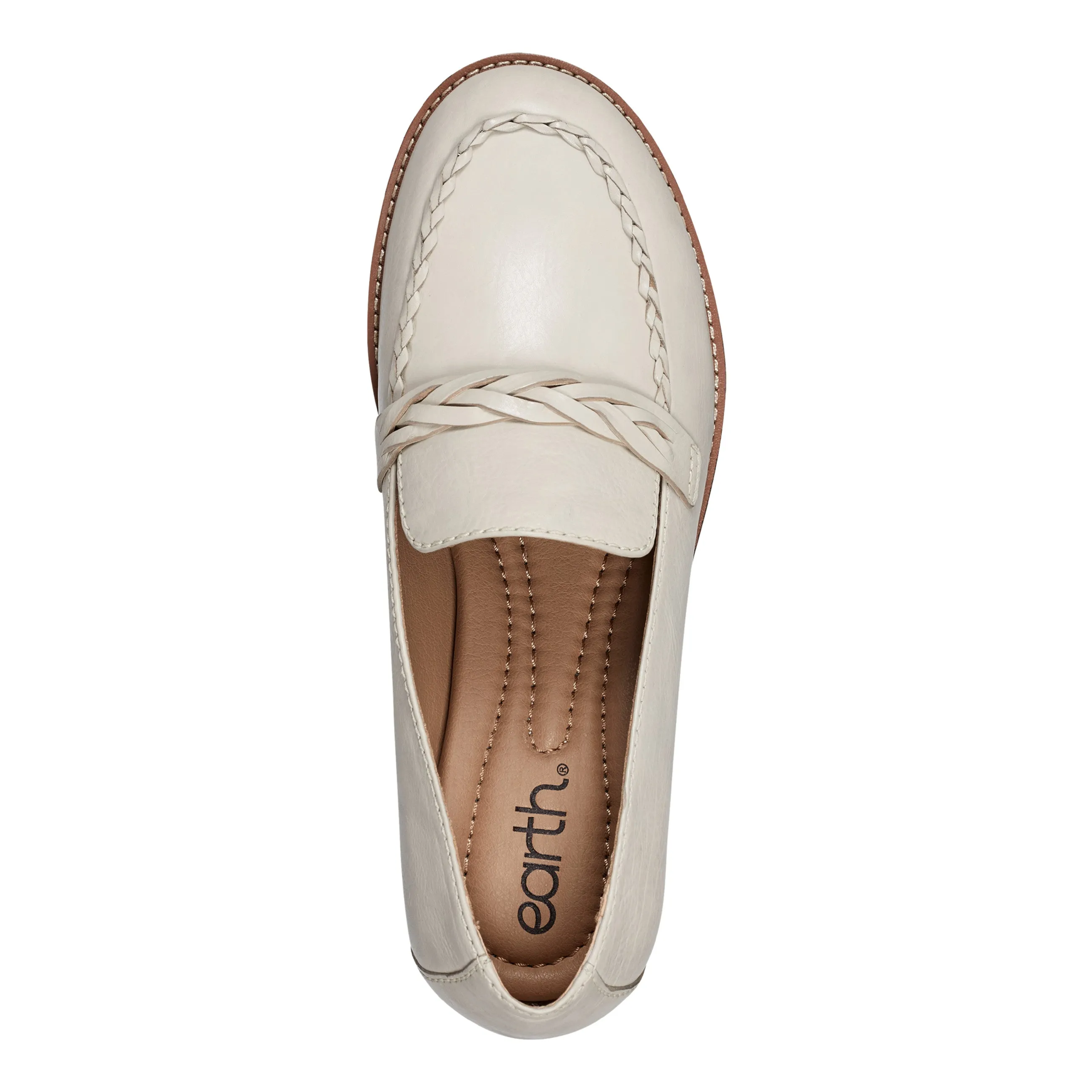 Garden Walk Edie Stacked Heel Casual Slip-on Loafers