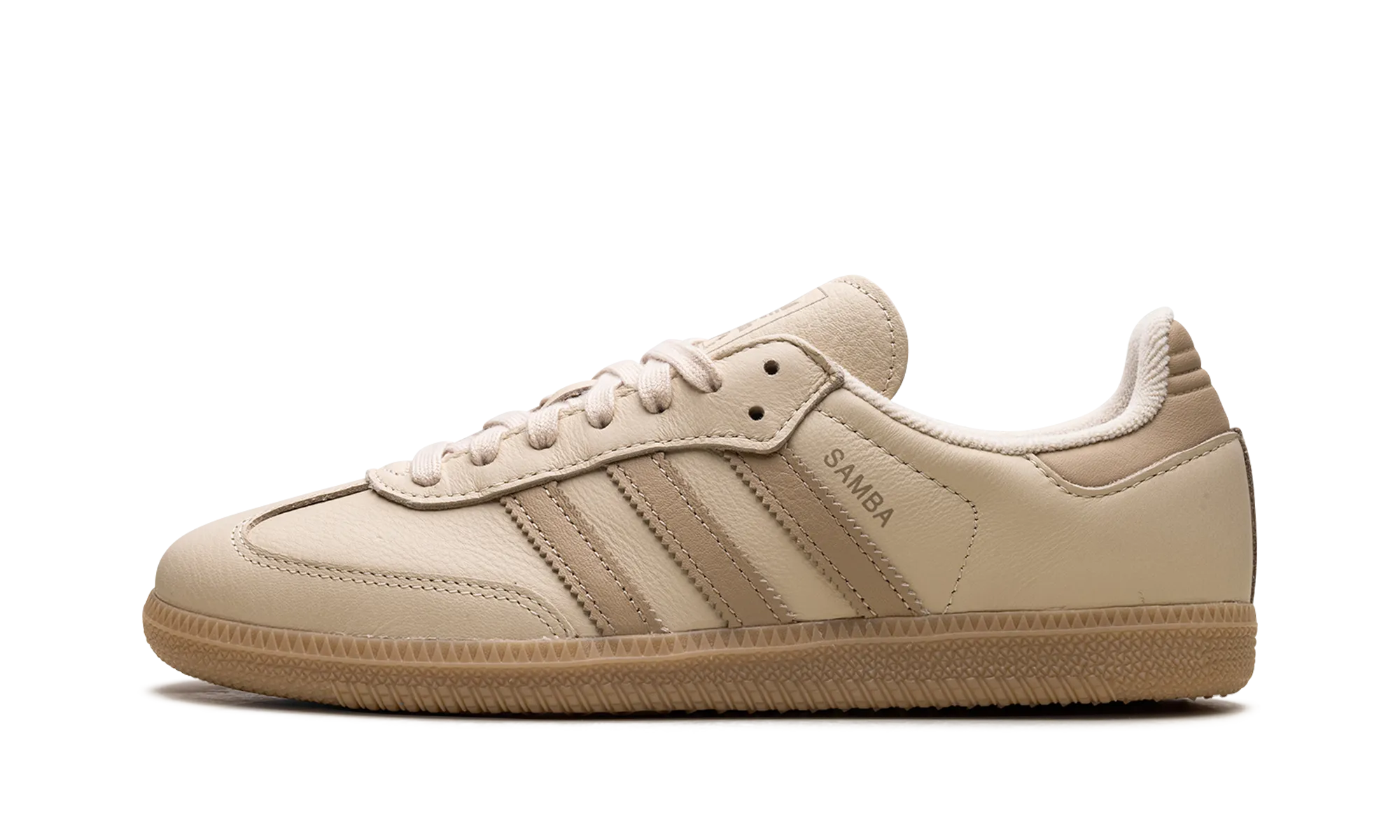 Samba OG "Sand Strata Magic Beige" velcro Wide toe box