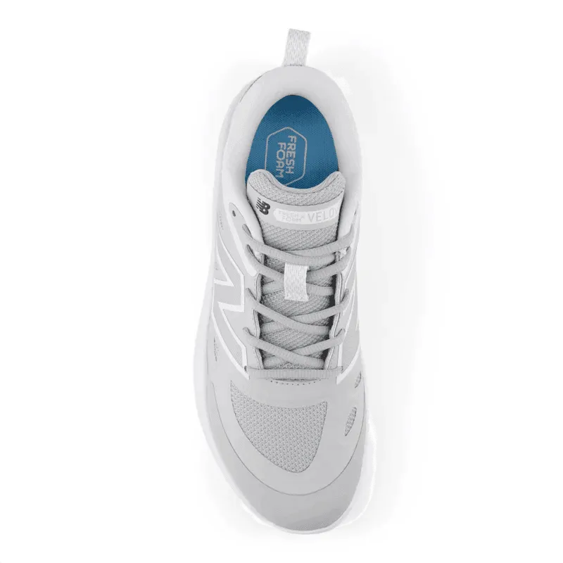 New Balance Women's Fresh Foam x Velo v4 Turf-Trainer Softball Shoes - Grey STVELOG4 Matte Base Street Fit