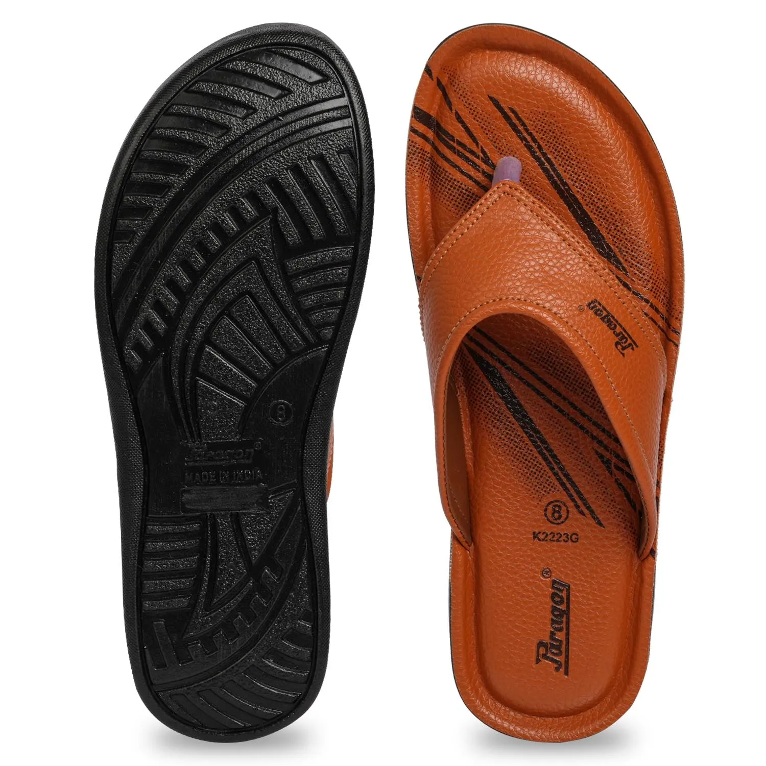 Paragon PUK2223G Men Stylish Sandals | Comfortable Sandals for Daily Outdoor Use | Casual Formal Sandals with Cushioned Soles Slip-Resistant Sole
