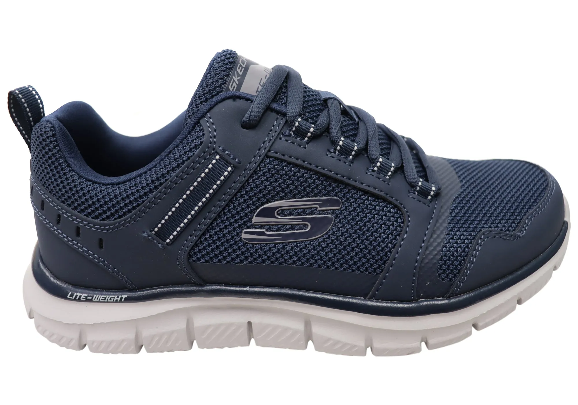 Skechers Mens Track Knockhill Comfortable Memory Foam Shoes Active Step