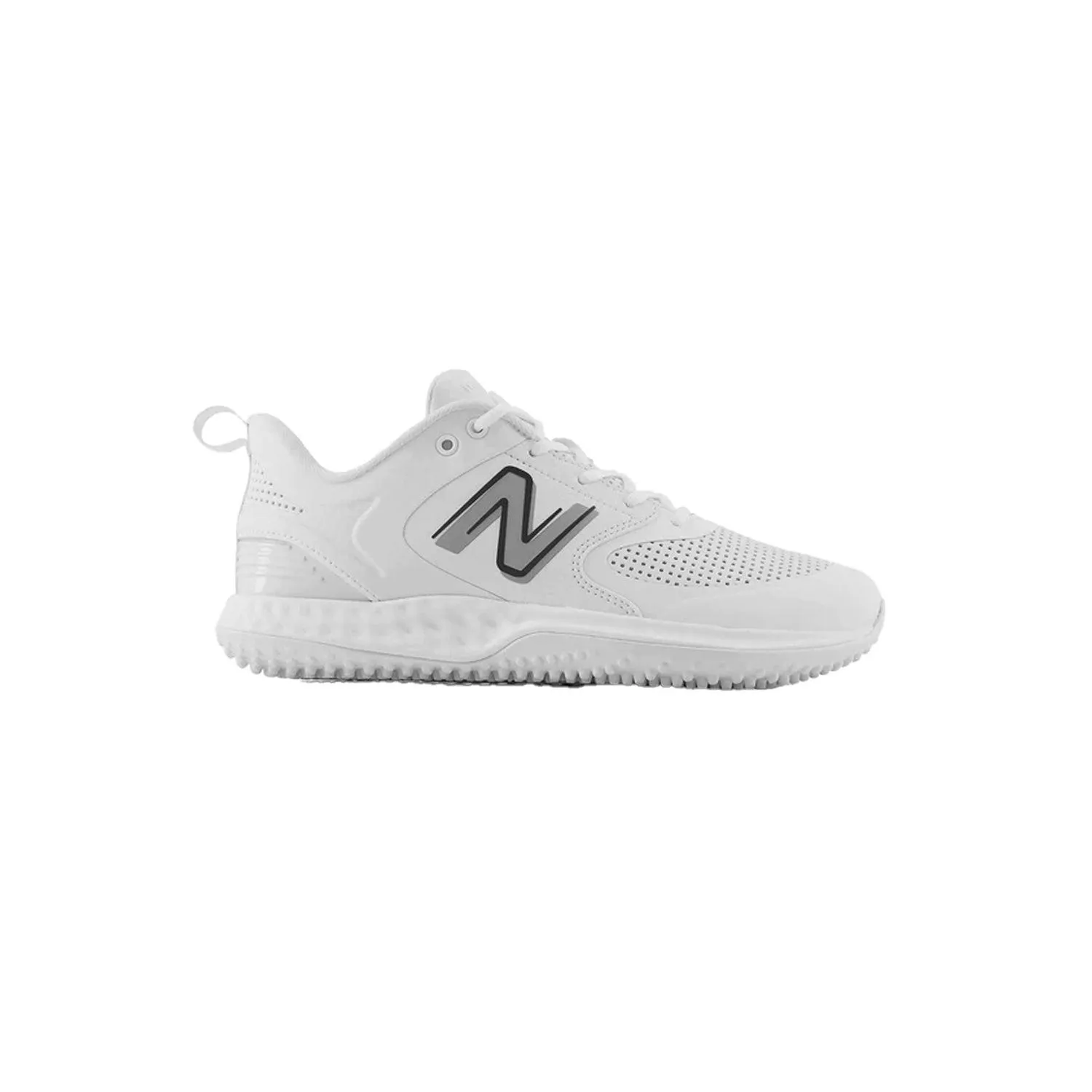 New Balance Men's Fresh Foam 3000 V6 Turf Baseball Shoes - White - T3000SW6 Ankle wrap