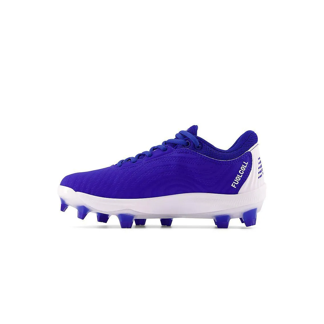 Formal Mode New Balance Women's FuelCell FUSE v4 Molded Fastpitch Softball Cleats - Team Royal/Optic White - SPFUSEB4