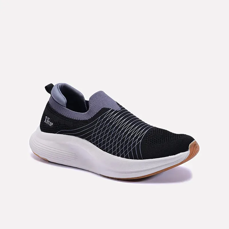 MDOutsole Harbor Black Slip On Sneakers 0120508