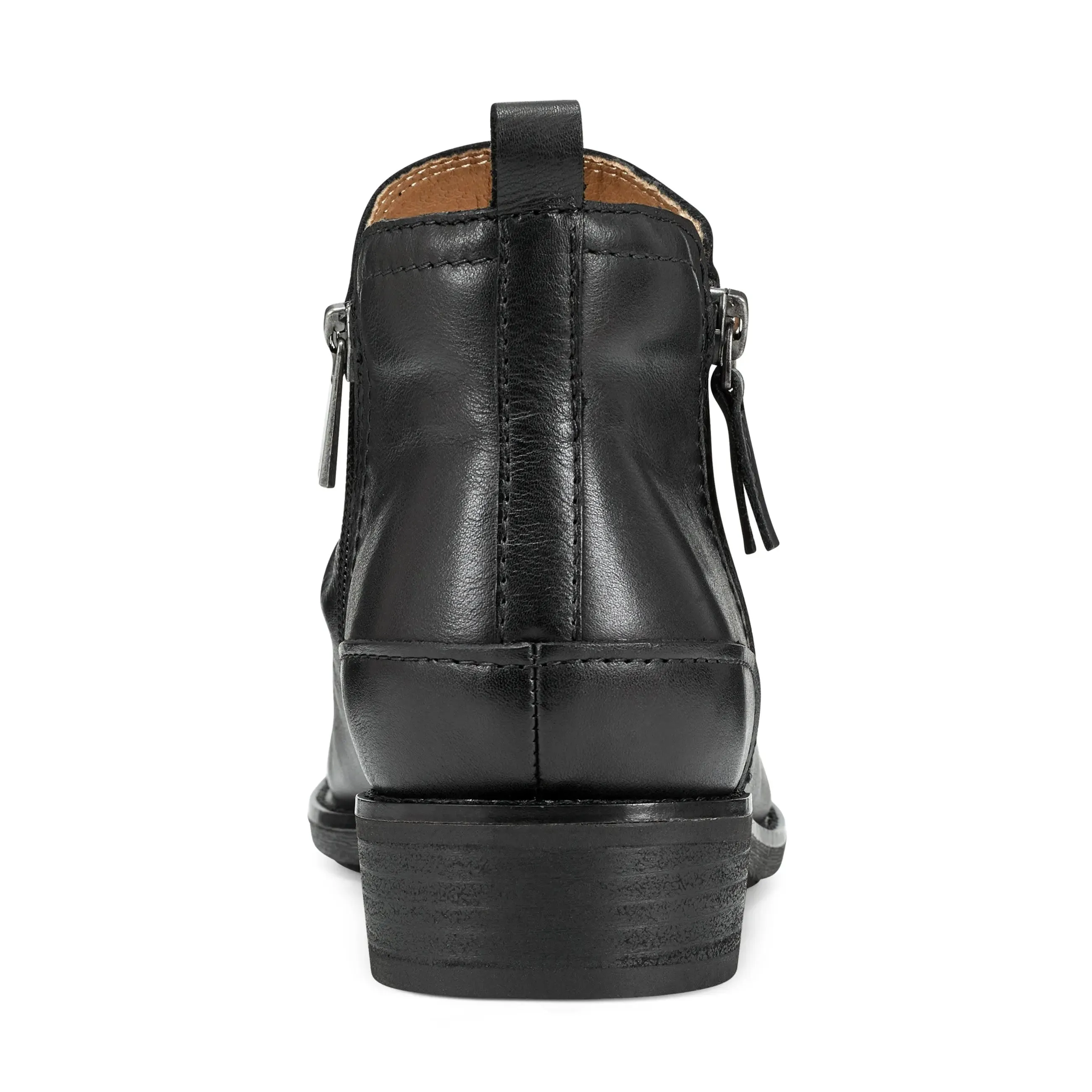 Nadya Round Toe Ruched Casual Booties Carry Easy Soft Lining