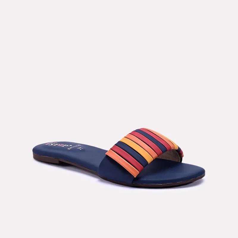 Gleam Blue Casual Flats 0411500 King Walk