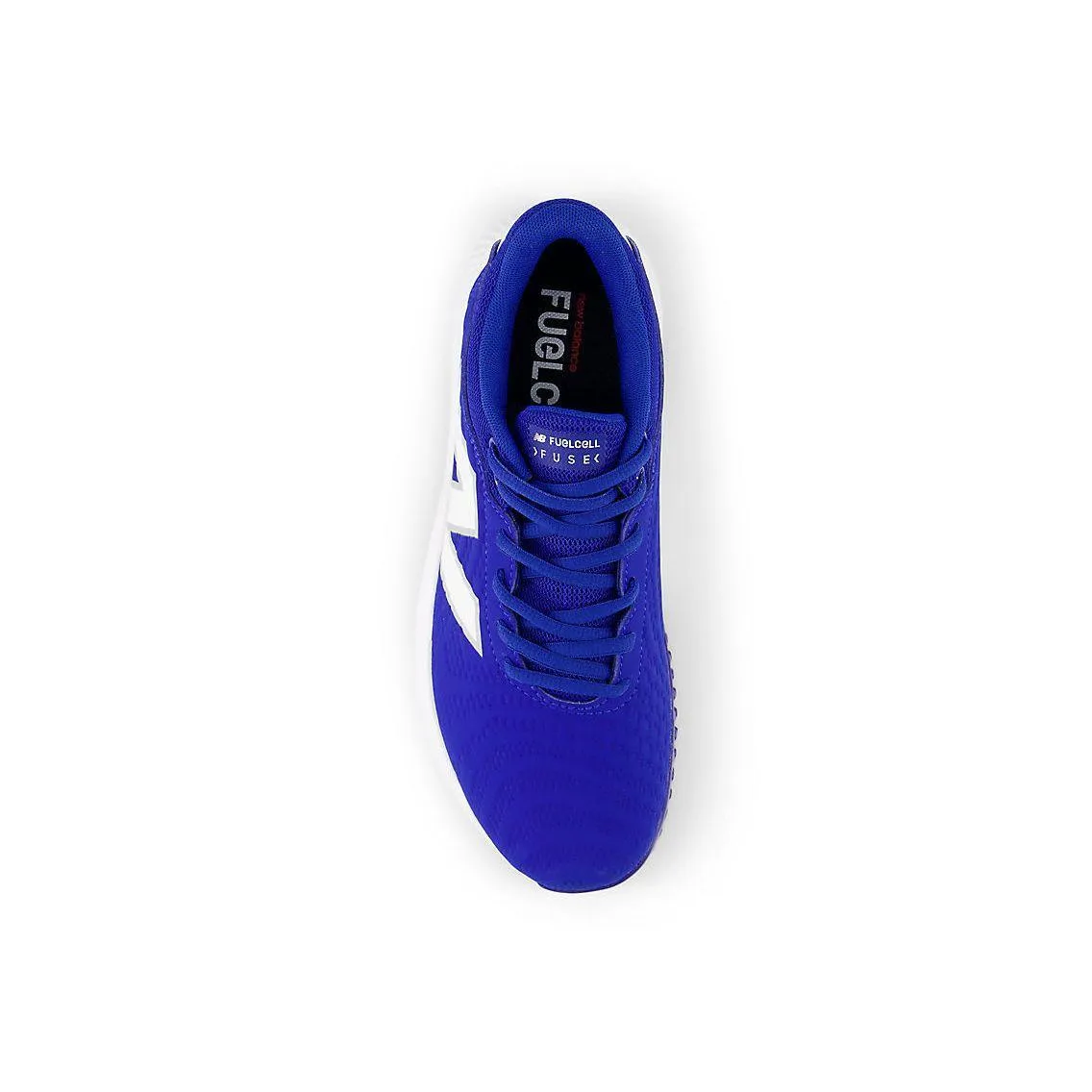 Green Core Star Shine New Balance Women's FuelCell FUSE v4 Turf Trainer Softball Shoes - Team Royal/Optic White - STFUSEB4