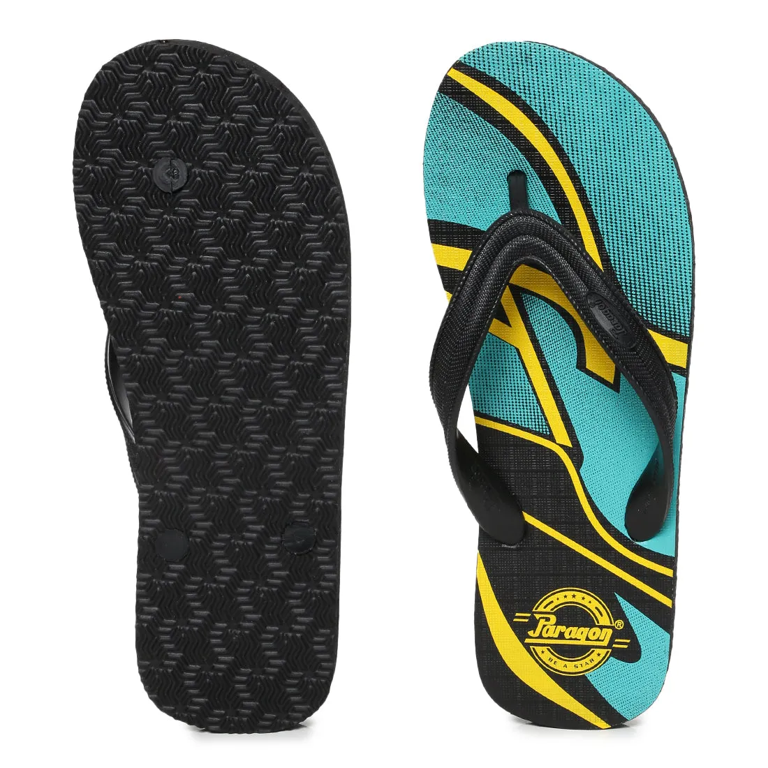 Paragon  HWK3718G Men Stylish Lightweight Flipflops | Casual & Comfortable Daily-wear Slippers for Indoor & Outdoor | For Everyday Use Easy Poolside Wear Comfortable Midsole