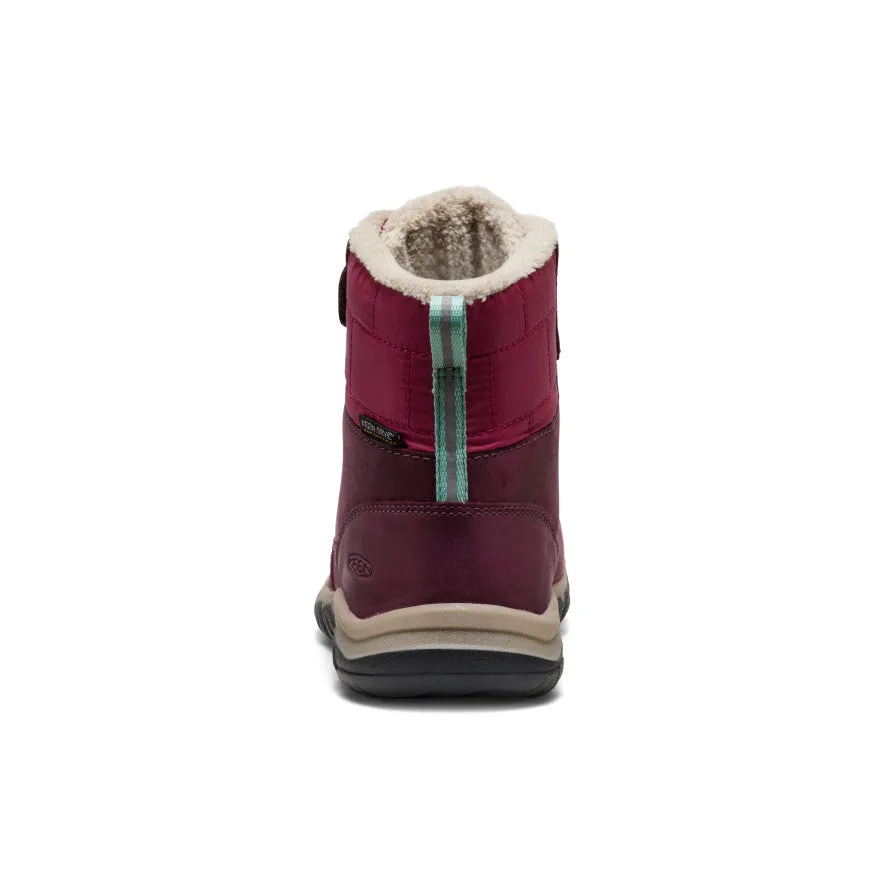 Little Kids' Kanibou Waterproof Winter Boot  |  Fig/Pink Lemonade Long distance Weather resistant