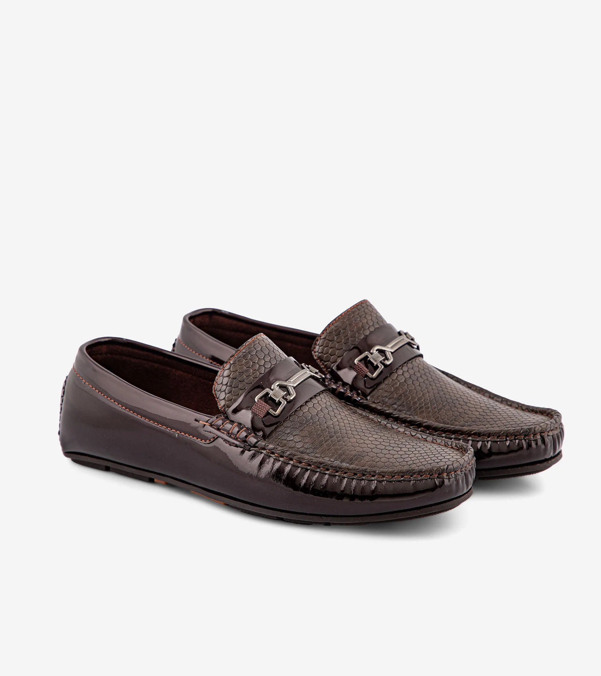 Weekend Fun Youth Approved Men's Moccasins US-TE-4302