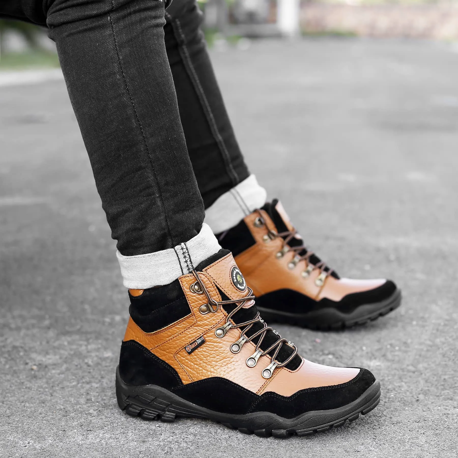 Bacca Bucci Genuine leather Grain boots Comfortable Design