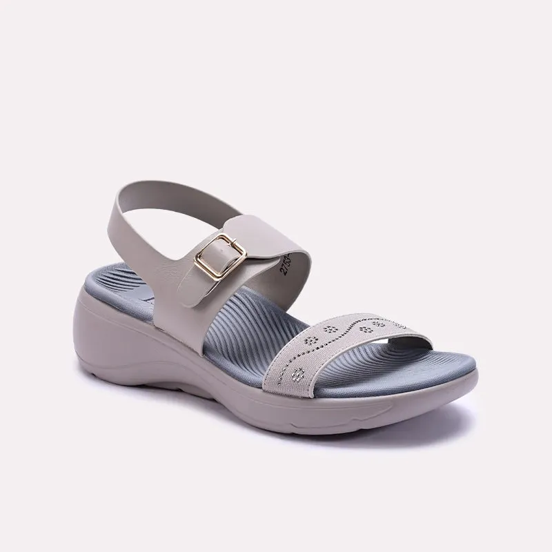 Gray Casual Sandals 0421541 Planet Mood