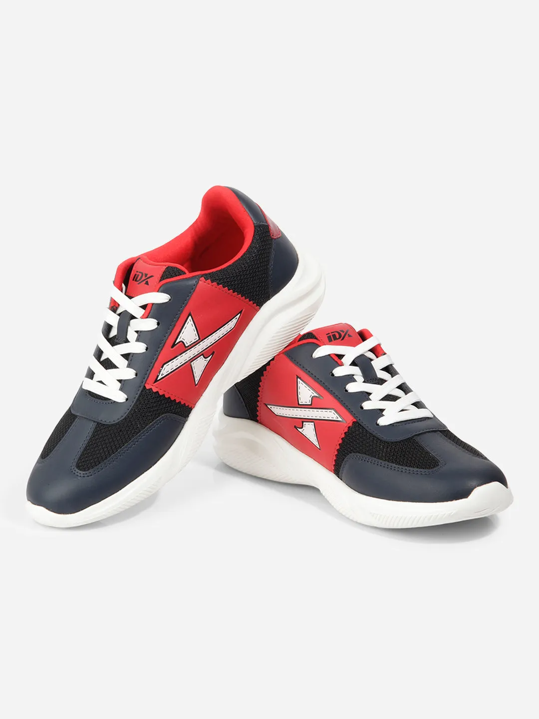 Hook And Loop Men's Navy Red Active X Sneakers IX7134