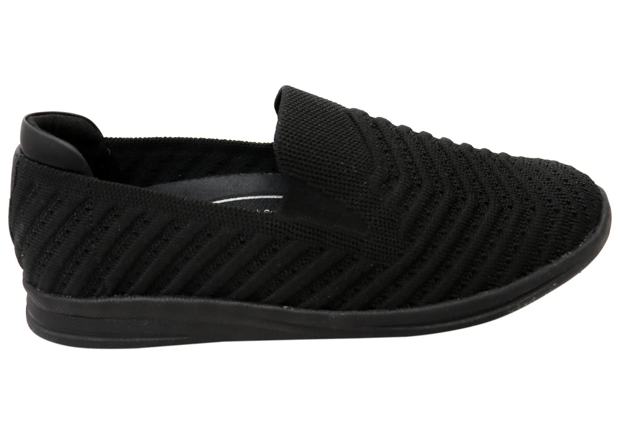 Homyped Jerico Womens Supportive Comfortable Slip On Casual Shoes Mid Top Style Farm Jog