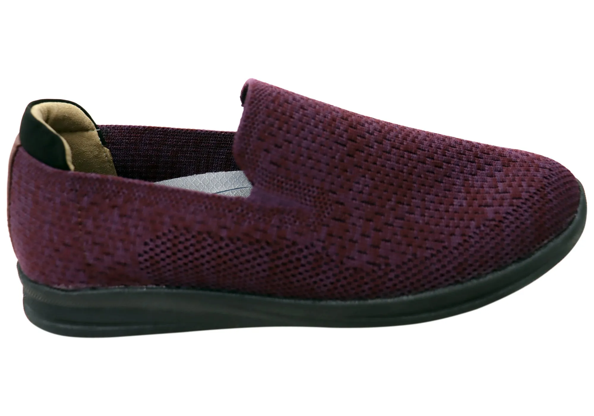 Homyped Jerico Womens Supportive Comfortable Slip On Casual Shoes Foot Focus