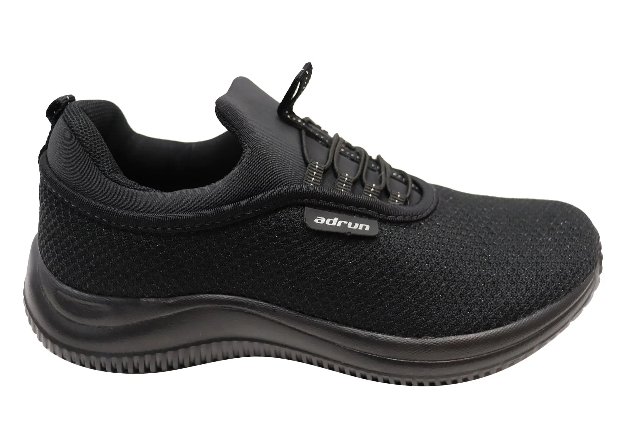 Anti   Slip Feature Adrun Born Womens Comfortable Slip On Shoes Made In Brazil