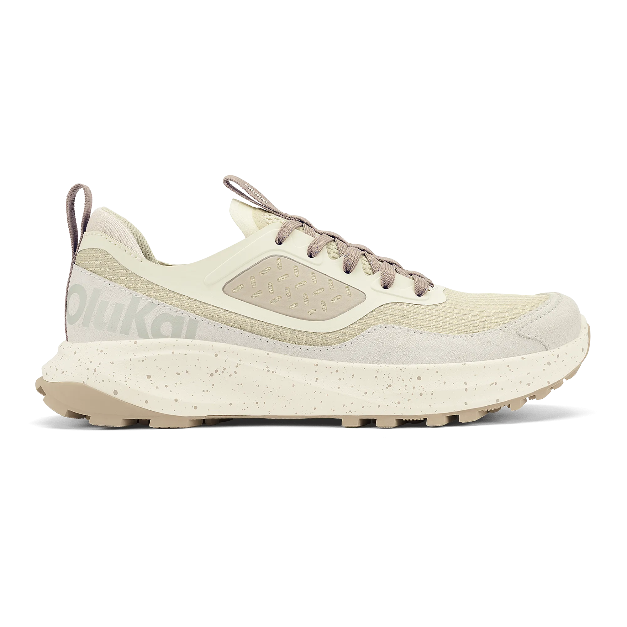 Makiki  -  White Sand / Tapa Shine Finish Abrasion Resistant Toe Guard