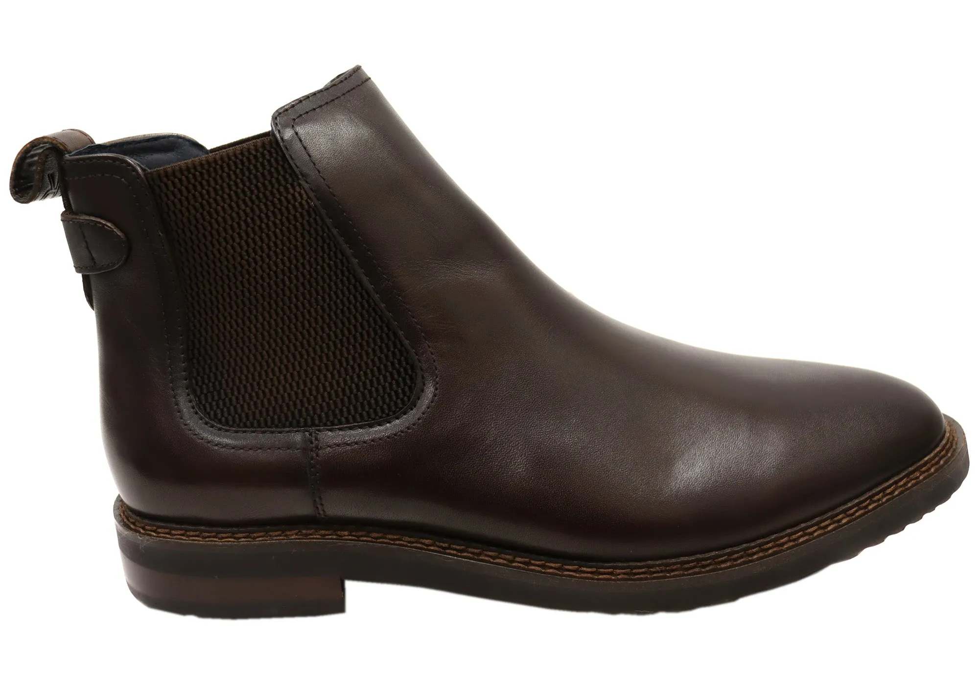 No Pressure Work Wear Rockport Pointer RO Mens Leather Comfortable Chelsea Boots