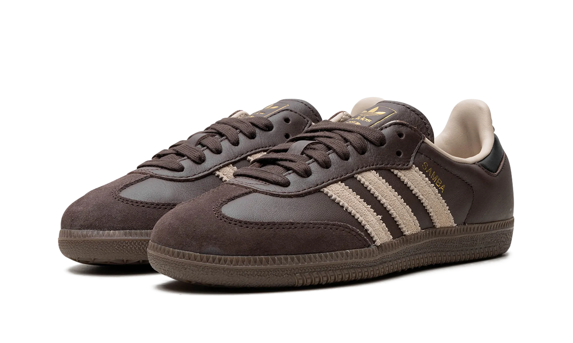 Strap Mode Samba OG "Dark Brown Beige Gum"