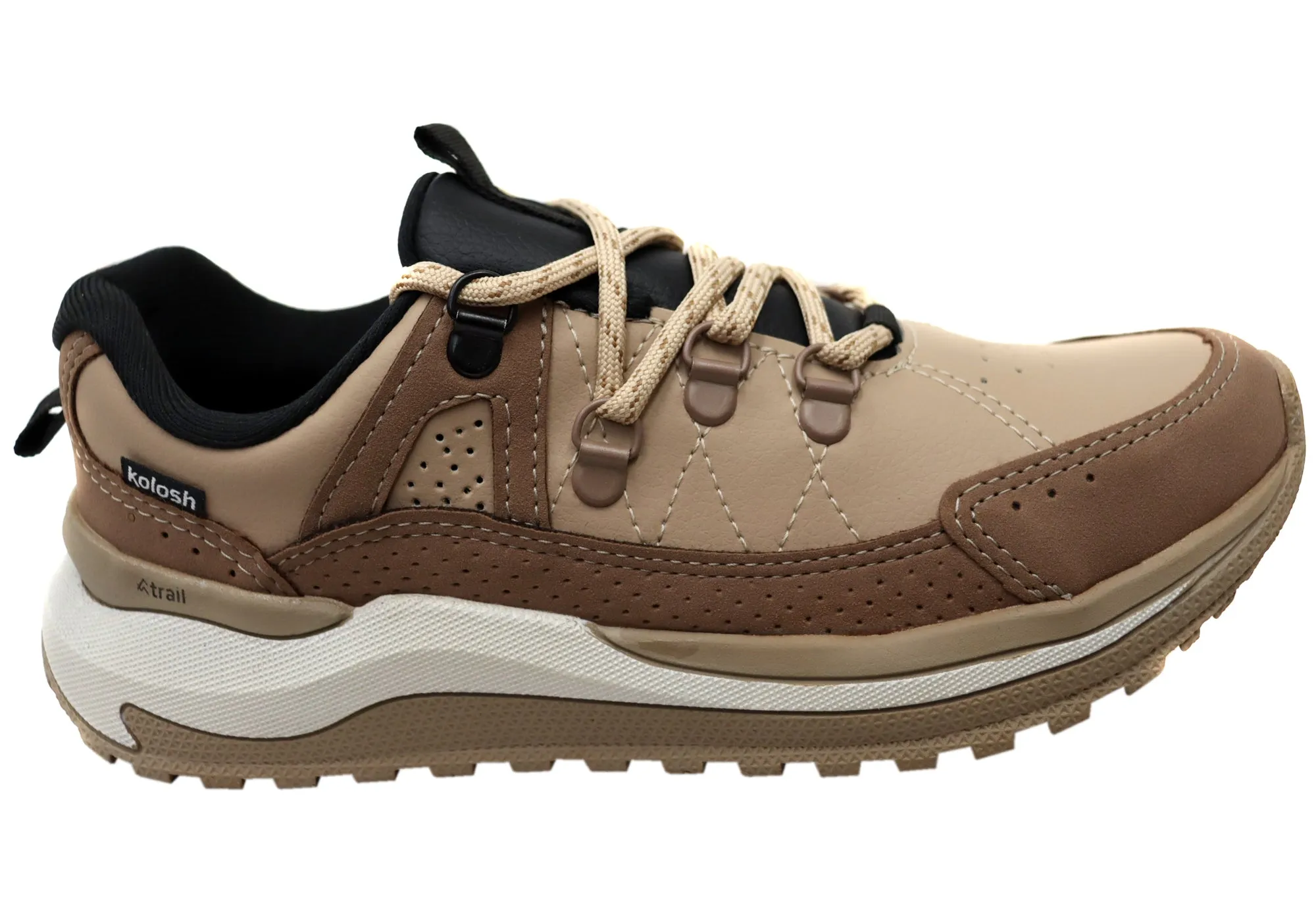 Kolosh Travel Womens Comfortable Trail Outdoor Shoes Made In Brazil No Stitch Cushioned Fit