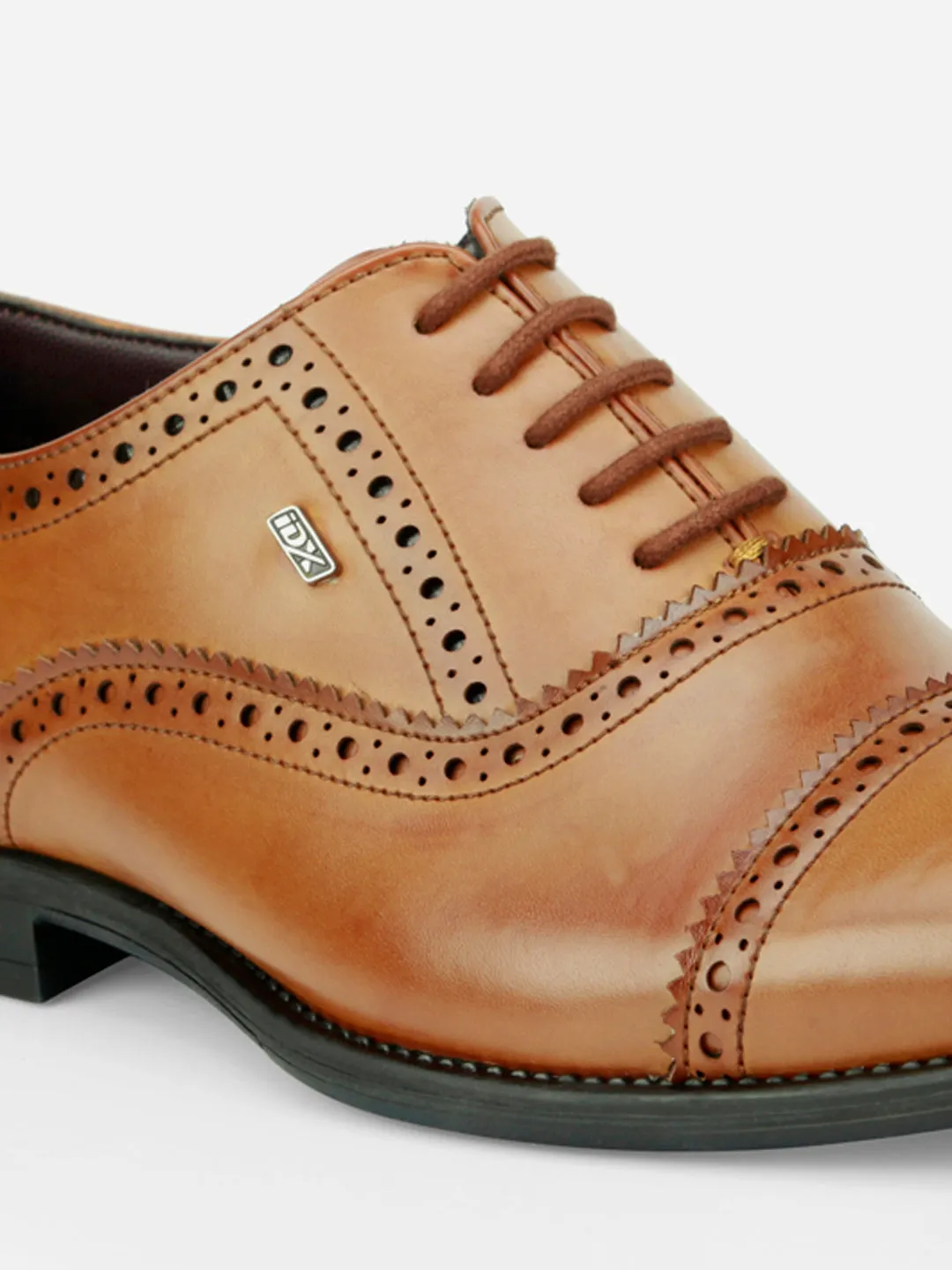 Men's Brown Regular Toe Lace Up Formal (IX2033) Monk Strap Fast Wear
