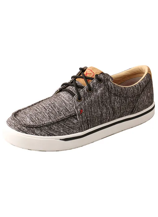 Cushioned lining Simple Build Twisted X Dark Grey Kicks Men's Casual Shoe