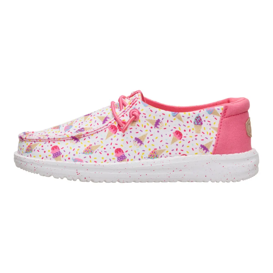 Wendy Youth Ice Cream Social - White/Multi Comfort Motion