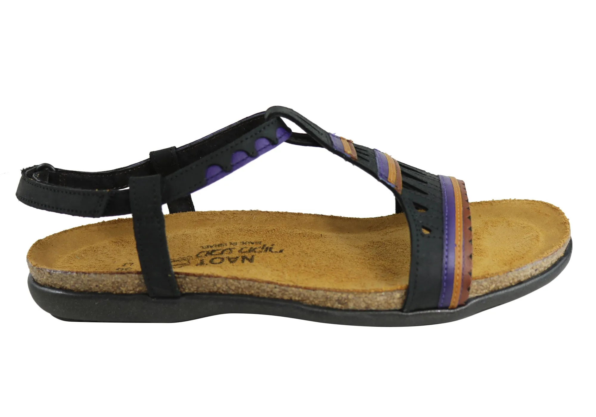 All-Age Fit UV Protection Naot Odelia Womens Comfort Cushioned Supportive Leather Flat Sandals
