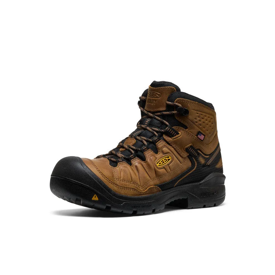 Men's Targhee IV Waterproof Work Boot (Soft Toe)  |  Belgian/Black Linen Air Commute Light