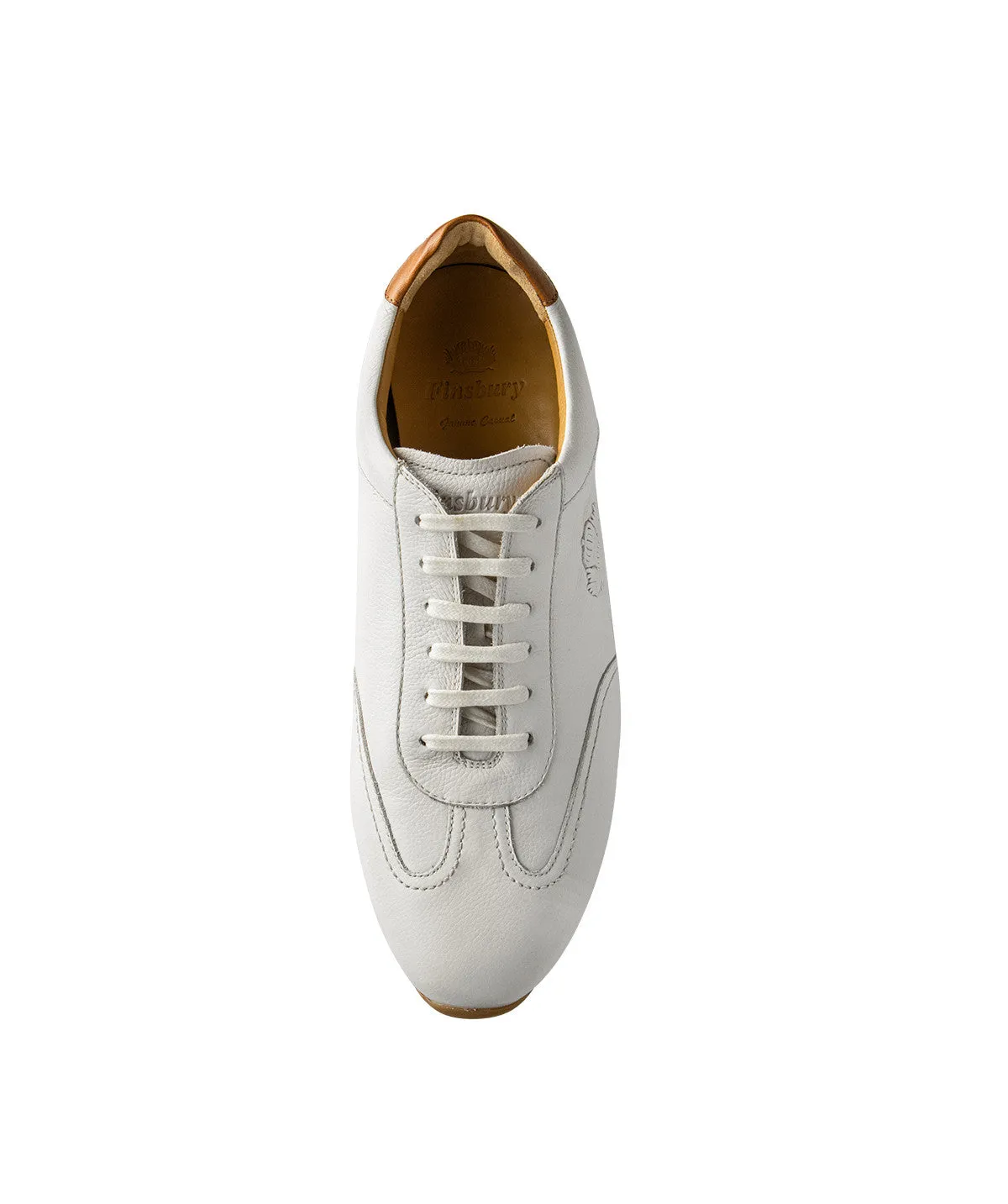 Sneakers CAMERON Grain Blanc Cushioned Midsole Geometry Quick Ride