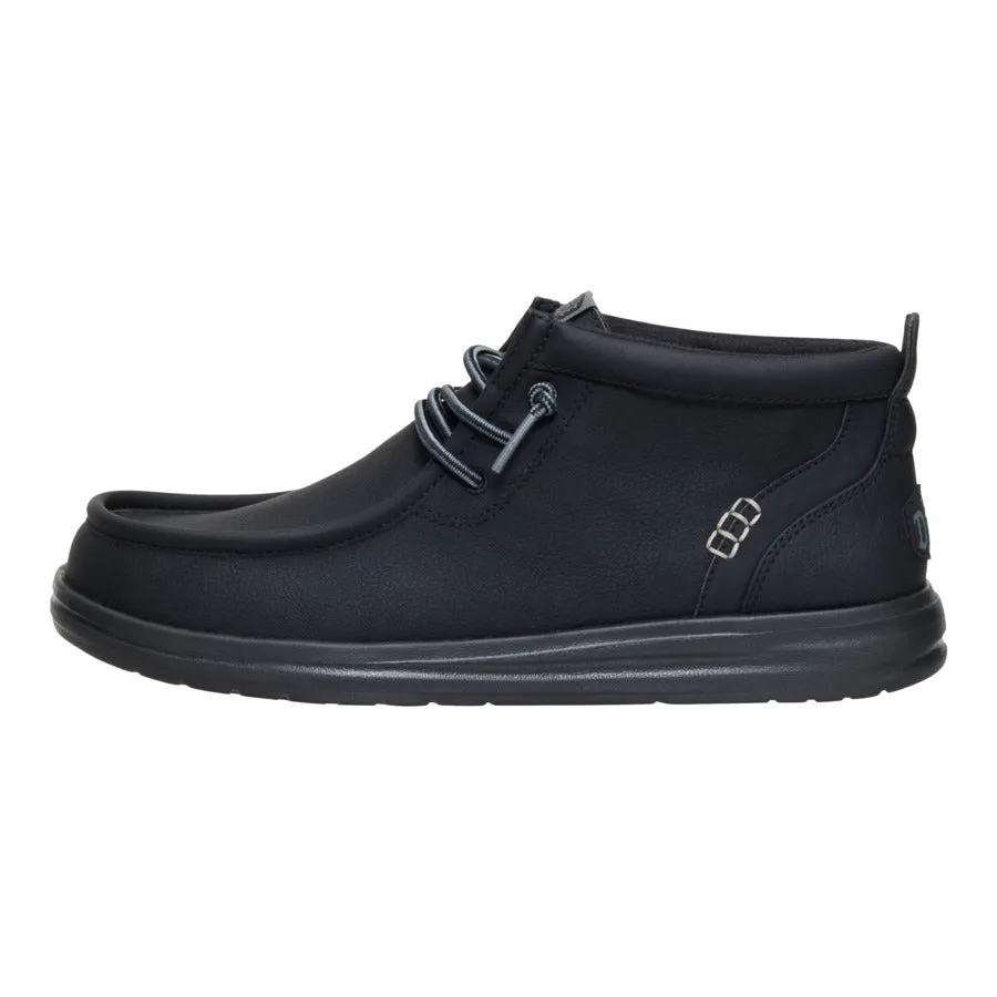 Wally Mid Gripr Classic - Black/Black Wide Cut