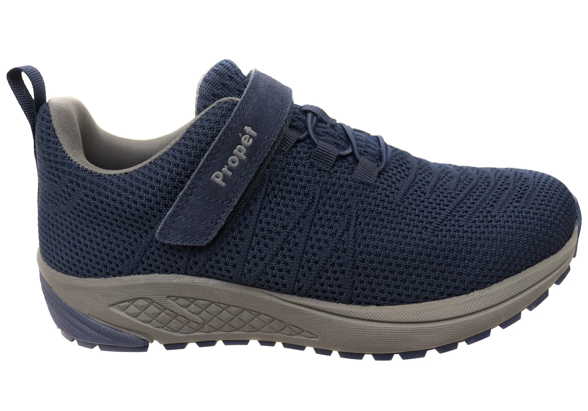 Propet Mens Tour Knit FX 3E Exta Wide Width Comfortable Walking Shoes Stretch Fabric Work Commute