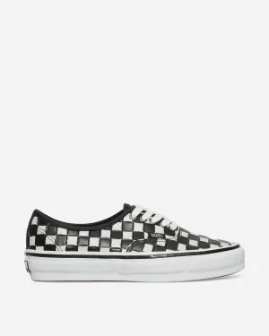 Comfort Run Authentic 44 Leather Check Vibram Sneakers Black / White