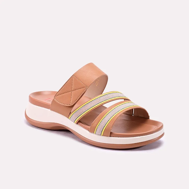 Mustard Soft Casual Slippers 0413192 School Day Fashion Glow