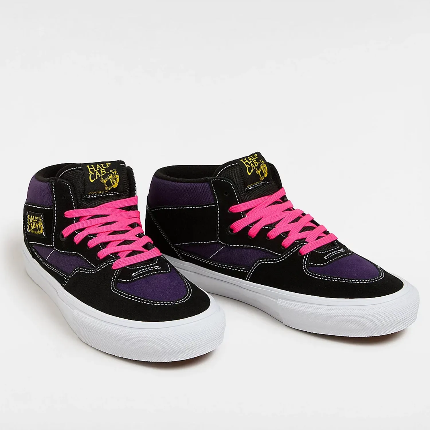 Vans Skate Half Cab Black/Purple Suede Soft Rapid Motion