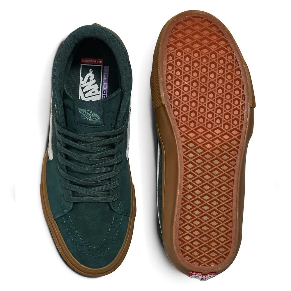 Vans Skate Sk8-Hi - Dark Green/Gum Royal Mood Wide Base