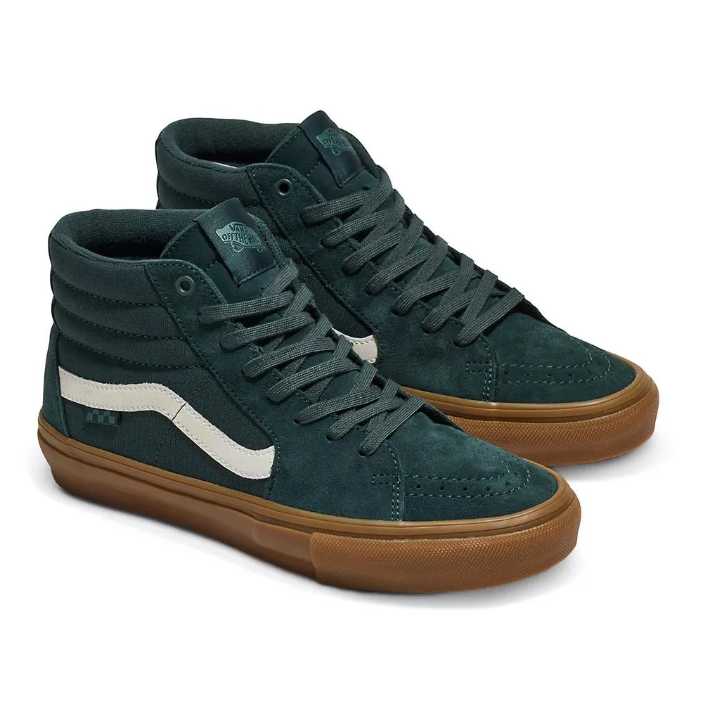 Vans Skate Sk8-Hi - Dark Green/Gum Wave Flow City Edge